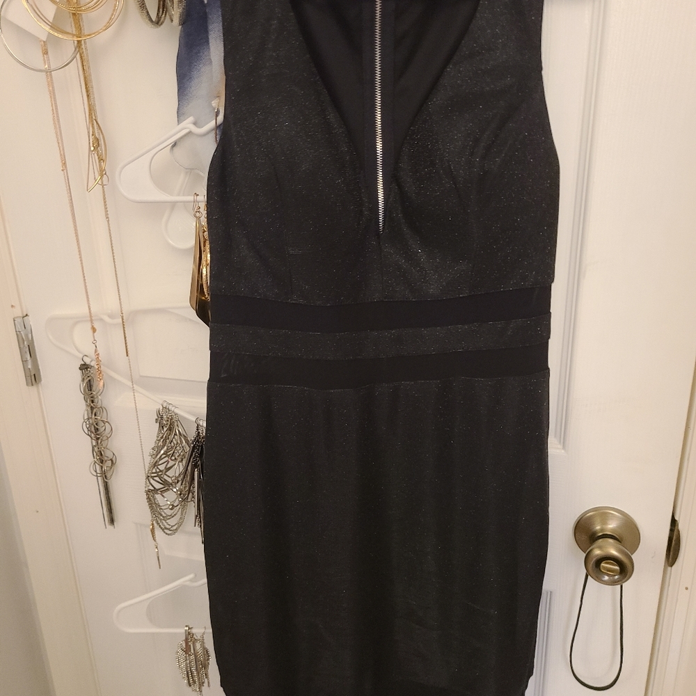 Black sparkling dress